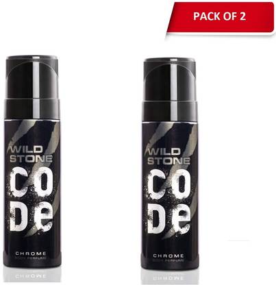 Wild Stone CODE Chrome Perfume Body Spray  -  For Men