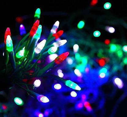 Shopaddiction 350 LEDs 25.3 m Multicolor Color Changing Candy Rice Lights
