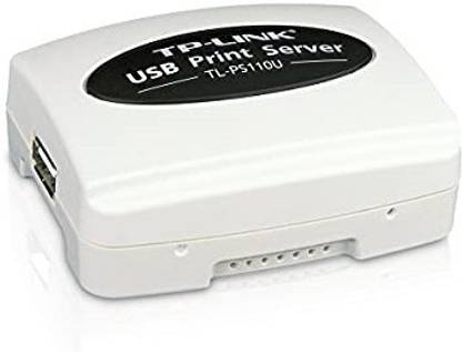 TP-Link PS110U USB 2.0 Port Fast Ethernet Print Server (White) Router 2.4 GHz 0 Mbps Wifi Speed Single Band External Antenna Ethernet (Cable Broadband)