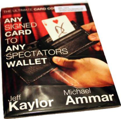 MilesMagic Any Card to Any Wallet Gimmick Ultimate Signed Cards Control Utility Magic Trick 1 Magic Tricks