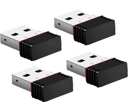 Shopsji Portable High Speed Long range Nano Usb Wifi Dongle, Connector, Receiver 802.11B/G/N 2.0 Wireless Wi Fi 2.4GHz Wireless LAN Network Card External For PC Desktop Laptop USB Adapter