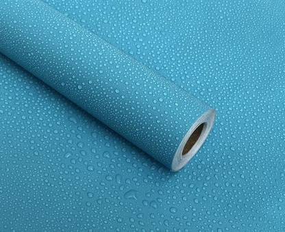 wewell Solid Color 3D makron Adhesive Wallpaper for Living Room Bedroom Furniture Home Decor