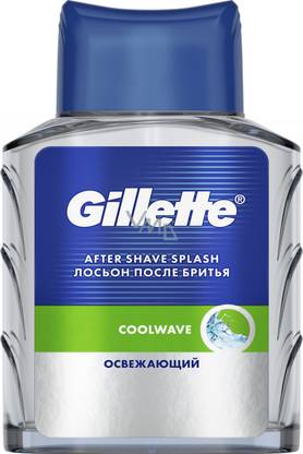 Gillette Cool Wave Aftershave Splash New
