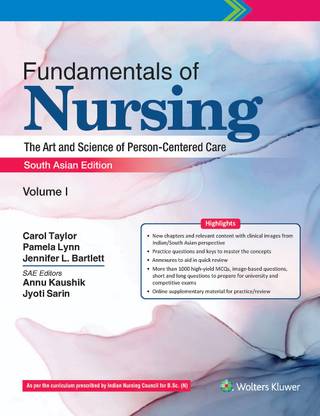 Fundamentals of Nursing - The Art and Science of Person - Centered Care First Edition