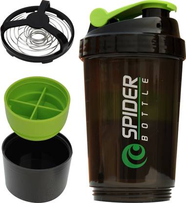 spider bottle Green Protein Shaker Bottle 500 ml Shaker