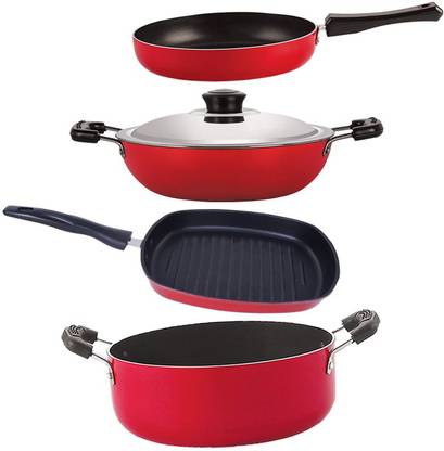 NIRLON FP10_DKD(B)_GP22.5_CS24 Non-Stick Coated Cookware Set
