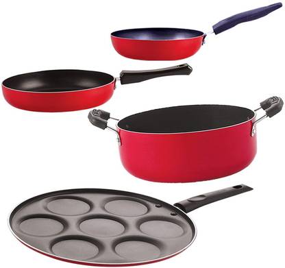 NIRLON FP10_CVG_UP7_CS24 Non-Stick Coated Cookware Set