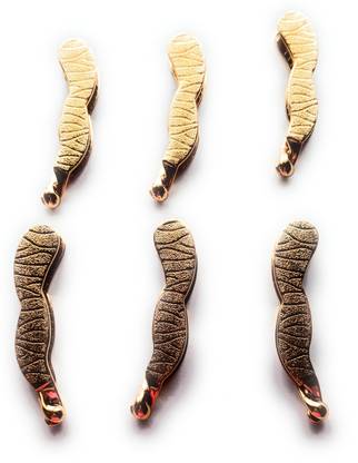 debnath traders Golden Colour Fat Banana Clip with Tree Design Banana Clip