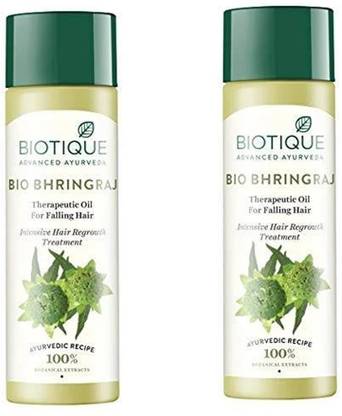 BIOTIQUE BIO BHRINGRAJ FOR FALLING HAIR OIL 120ML(PACK OF 2) Hair Oil