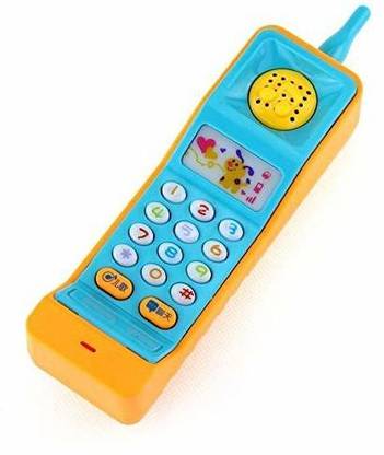 SQUIDSY Musical Baby Mobile Phone Toy with Colorful Light and Sound for Babies, Toddler Cell Phone, Battery Operated Learning Play Phone Toy for Kids