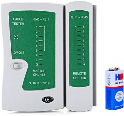 D.V TECH RJ45 RJ11 RJ12 Cat5 Cat6 LAN/CABLE TESTER Network Interface Card