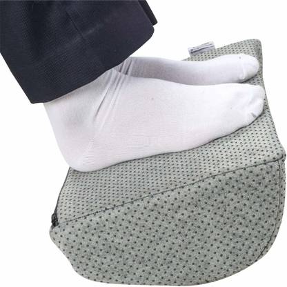 METRON Foot Rest Under Desk Multipurpose Cushion Antiskid Rubber Dotted Foam Polka Orthopaedic Pillow Pack of 1