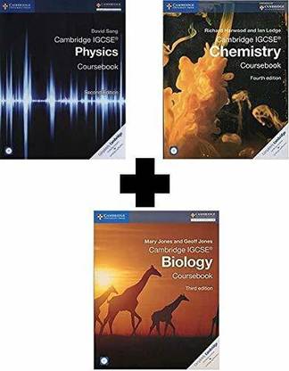 Combo Of Cambridge IGCSE®(Physics + Chemistry + Biology)Coursebook With CD-ROM,Cambridge IGCSE®Physics + Cambridge IGCSE®Chemistry + Cambridge IGCSE®Biology Coursebook With CD-ROM