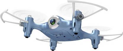 Toy House Toyhouse Syma X21W Wifi FPV Mini Drone With Camera Live Video LED Nano Pocket RC Quadcopter With GYRO App Control, Blue
