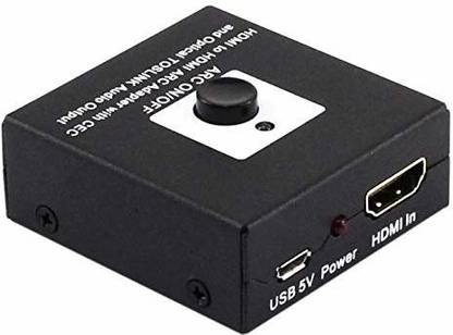 Tobo HDMI Audio Converter HDMI to Optical Toslink HDMI Audio Adapter TD-426H Media Streaming Device