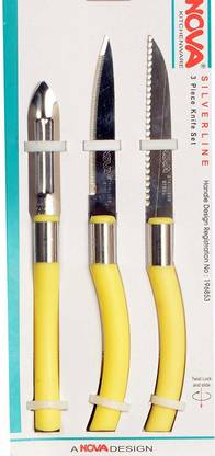 MSDOLLAR 3 Pc Steel Knife Set KITCHEN KNIFE SET HIGH QUALITY BRANDED