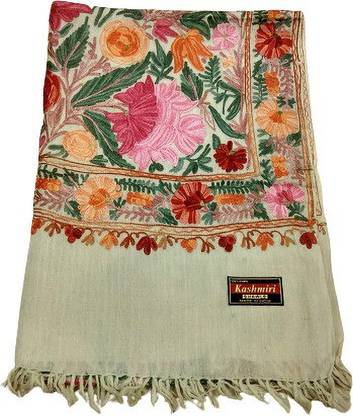 Kashmiri Shawl Pashmina Embroidered Women Shawl