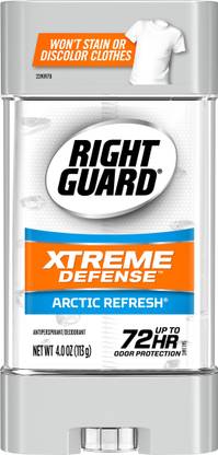 RIGHT GUARD Xtreme Defense Antiperspirant Deodorant Gel, Arctic Refresh MADE IN USA Deodorant Gel  -  For Men