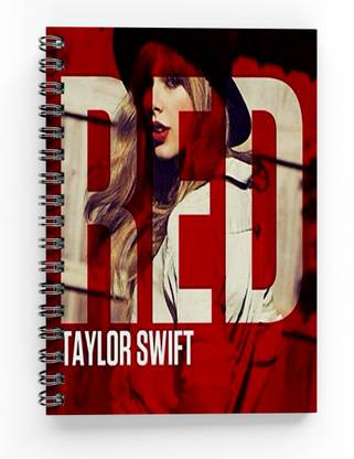 MG Brand TAYLOR SWIFT Spiral Bounded Rulled Notebook Diary A5 SIZE A5 Notebook Ruled 200 Pages
