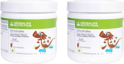 HERBALIFE Dinoshake Kids Drink Mix Chocolate Flavor (200g) Combo Pack of 2 Combo