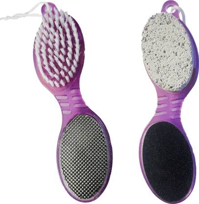 Uprising Store 4 Step Pedicure Paddle Tool For Home and Travel Use Foot File/Nail Brush/Pumice Stone/Reducer (1 Piece)
