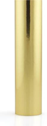 MM WILL CARE Gift Wrapping Paper Roll 20 Inch X 10 Meter Golden Golden PAPER Gift Wrapper
