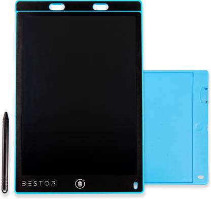 Bestor E-Writer Blue Portable Ruff 12 inches LCD Paperless Memo Digital Tablet Notepad 17 x 24 cm Graphics Tablet Connectivity - Wireless