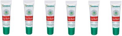 HIMALAYA Lip Balm Plain 6 x 10 g Packs Plain