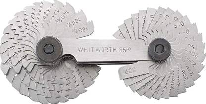 Jaibros SCREW PITCH GAUGE WHIT WORTH STANDARD 55 DEGREE Radius Gauge
