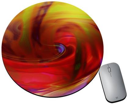 BLISSart Mousepad For Laptops Computer Gaming Mouse Pad HD Printed-Colorful Waves Mousepad