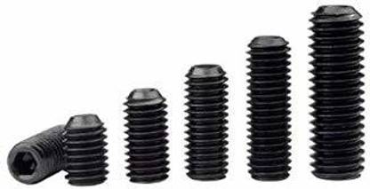 RPI SHOP Nut M6 X 10mm Allen Grub Screw,Hex Socket Set Screw-HT,Bright Finish, Machine Thread, Quantity - 25 Pcs