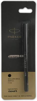 PARKER Navigator X Beta and Folio Roller Ball Pen Refill Black 1 Refill