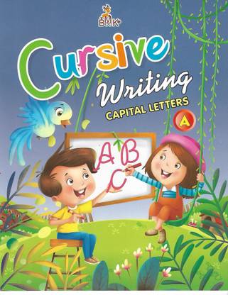 Cursive Writing Capital Letters A For Class Nursery