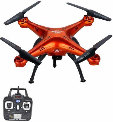 Toy House Toyhouse SYMA 0.3Mp Camera WiFi FPV Drone 2.4Ghz Quadcopter RC Drone, Orange