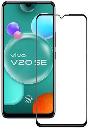 FIVE-O Edge To Edge Tempered Glass for Vivo V20, Oppo F15, Vivo V20 SE, Vivo Y73