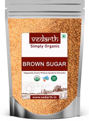 Vedarth Organic Brown Sugar 100% Natural 500 Gram Pack Sugar
