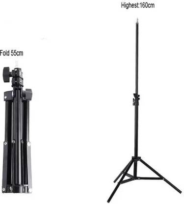 Wanzhow High quality umbrella tripod with strong Metal mobile phone tripod/camera stand,beauty ring fill light stand, photography umbrella ,selfie video recording Tripod