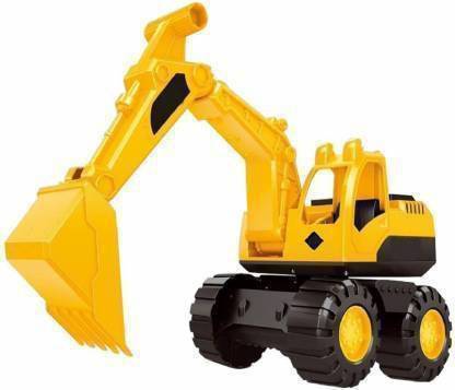 wonder digital Friction Powered Earth Mover Excavator Big 360 Degree Rotate JCB Construction Truck Toy for Kids