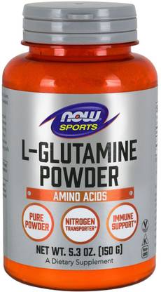 Now Foods Sports L-Glutamine with Amino Acid Pure Vegan Powder 5.3 oz