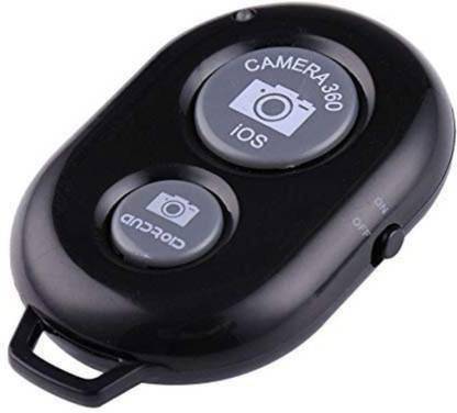 A-One India Remote Controller Shutter Button for Selfie Click Camera Remote Control Camera Remote Control (Black)  Camera Remote Control
