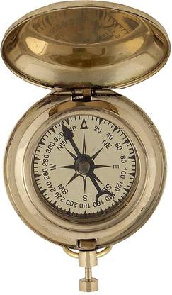 Blue best Beautiful Push Button 2 inch Magnetic Compass Direction Finder Compass