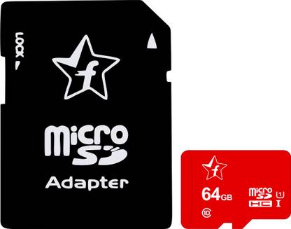 Flipkart SmartBuy MS64C10-01 Memory card 64 GB MicroSD Card Class 10 95 MB/s  Memory Card Compatible with Gaming Console, Camera, Tablet, Tablet
