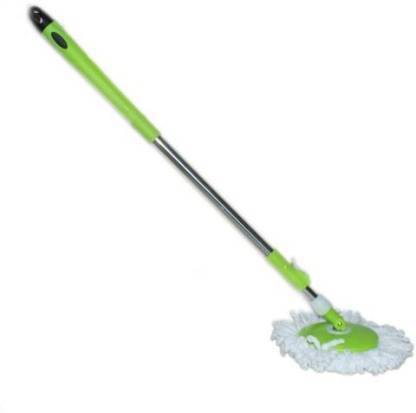 Montreal Mop Stick , Mop Rod 360 Degree Rotating With 1 pcs Refill Mop Head and Rod  (Green) Mop Head and Rod