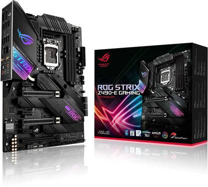 ASUS ROG Strix Z490-E Gaming LGA 1200Socket ATX Intel Z490 Chipset DDR4 Motherboard for Desktop