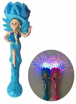 MON N MOL Kids Light-up Toys Led Flashing Glow Stick Ice Snow Queen Kids Magic Wand Light Toy
