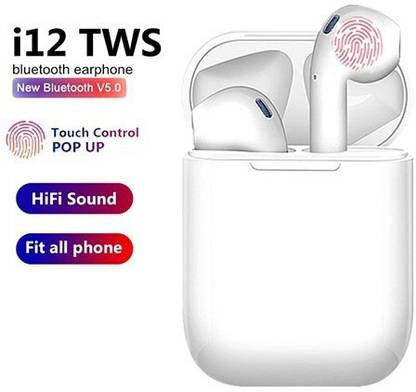 ELECTROHUBZEE TWS i12 Earpods Bluetooth Wireless Earbuds Bluetooth