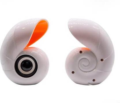 Ubon CP-008 2.0 Conch Twins Speaker 4 W Laptop/Desktop Speaker