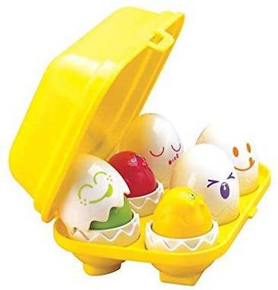 Rca Intl TOMY Toomies Hide Squeak Eggs Easter Egg Toddler Toys Matching Sorting Learning Toys |Top Toy for Easter Baskets
