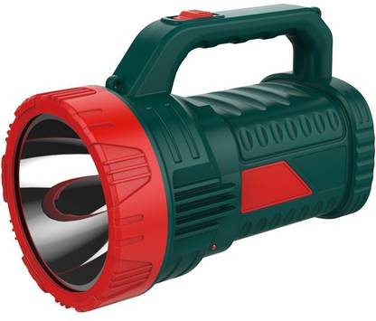 Xezon Super Bright LED Handheld Spotlight Flashlight Rechargeable 6000 Lumens Long Lasting Spot Light CREE Waterproof Tactical Searchlight Torch With Side Floodlight Torch