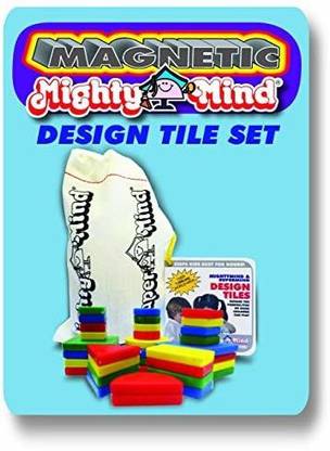 Leisure Learning Products MIGHTY MIND Magnetic MightyMind SuperMind Design Tiles (44402)
